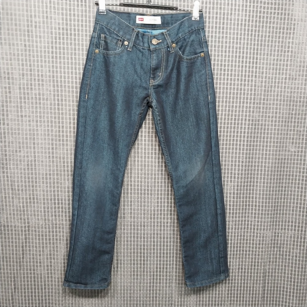 Levi's Boys Jeans 511 Slim Fit Dark Wash 10 Regular Blue